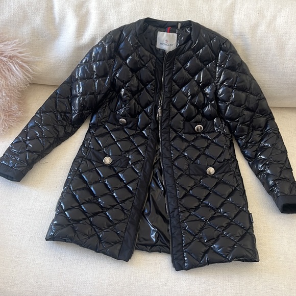 Quilted Moncler mid-length puffer jacket sz Small